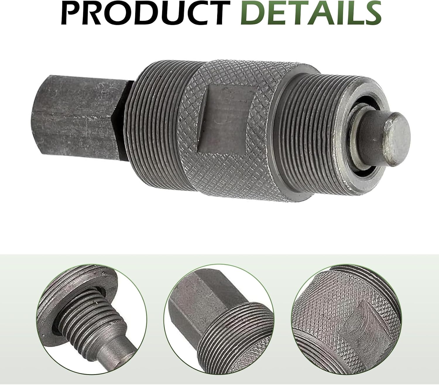 Flywheel Puller, Dual-end Rust-proof Motor Puller with Knurling Anti-slip Design, GY6 CG25 JH70 SG50 50CC-150CC Engine Repair Tool, Universal Stator Remover fot Motorcycles Scooters (Black)