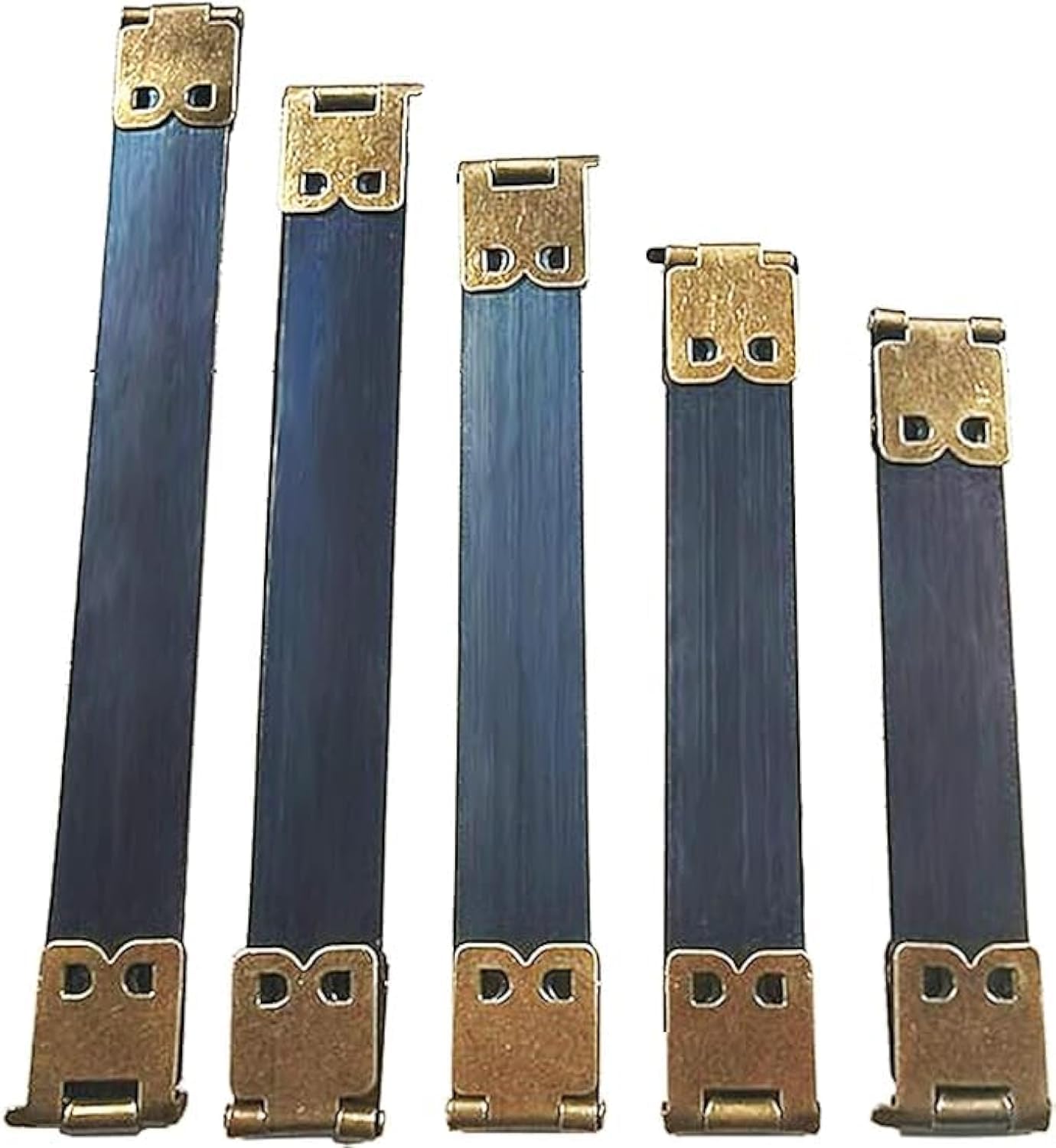 Young Wolf Bronze 50Pcs Metal Internal Flex Frame Kiss Clasp Handbag Hinges Spring Bag Accessories For Diy Craft Coin Purse Bag Wallet Sewing Making 8/9/10/11/12Cm (Bronze)