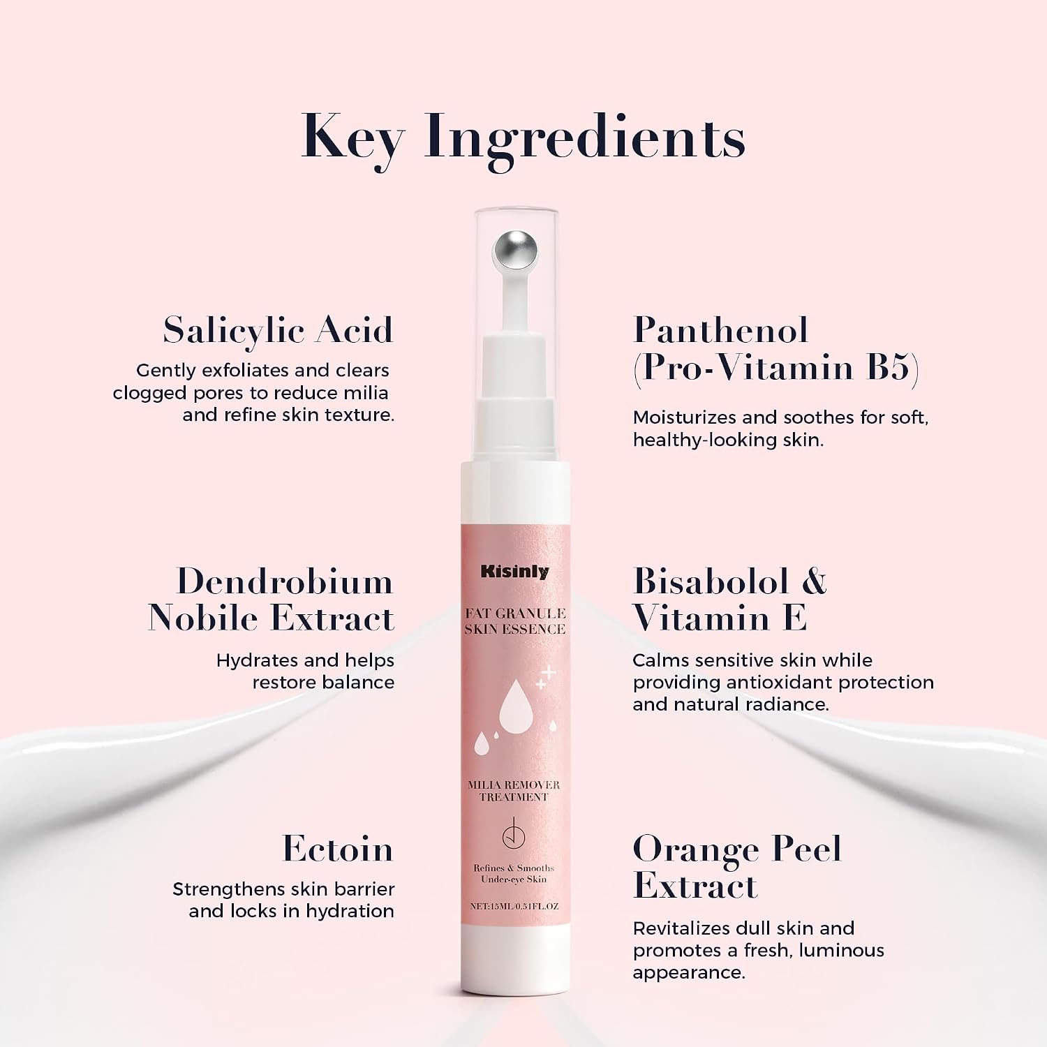 Milia Remover for Eye & Face, Milia Spot Treatment Serum with Salicylic Acid,Milia Acne Cream