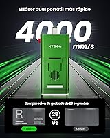 Vista 3 de xTool F1 Grabador Láser Dual 2 en 1, Máquina de Grabado Láser Portátil de Velocidad Relámpago, Grabador Láser HD para Joyería, Metal, Madera, Cuero