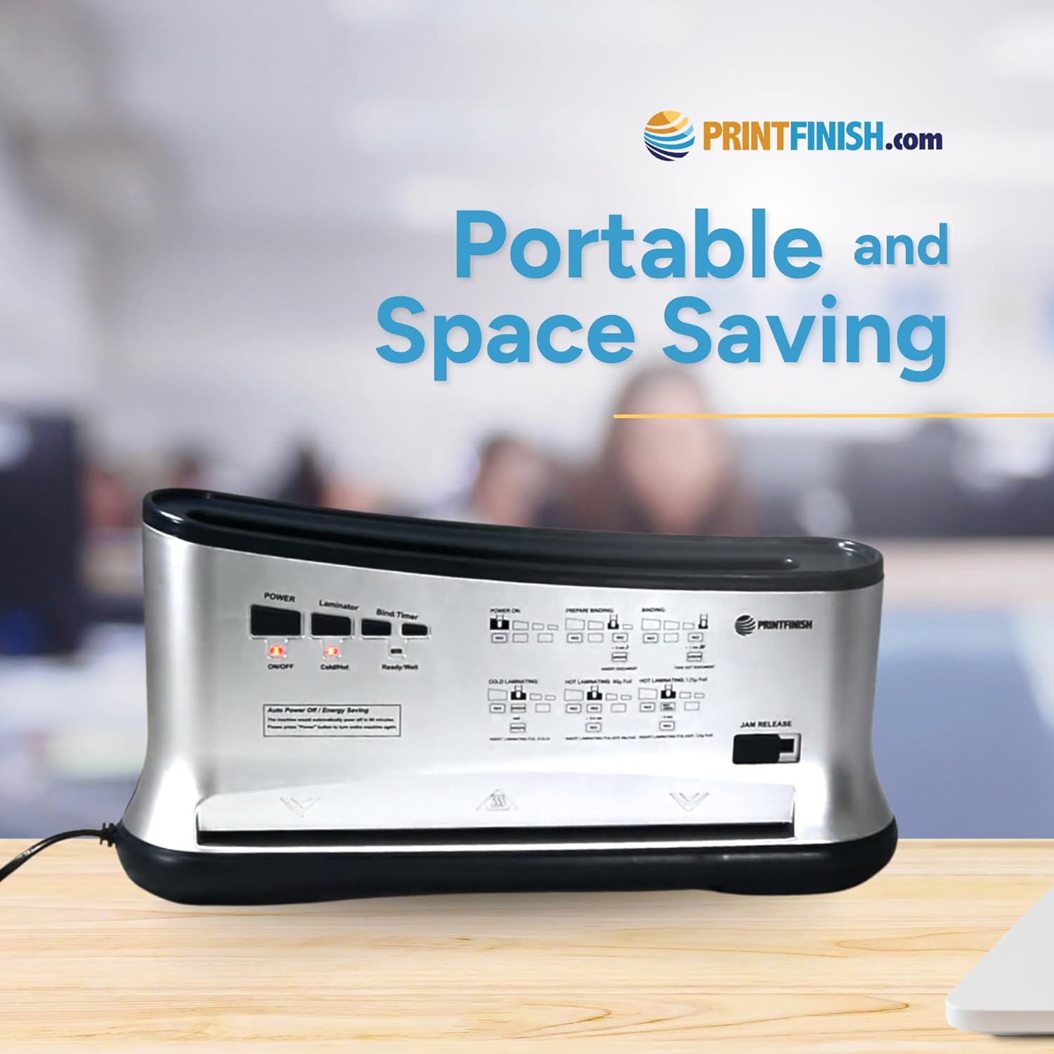 Printfinish Thermal Binding Machine with Built-in Laminator 12″ – LTB-200(Letter Size) | Jam-free and Efficient Desktop Binding Machine for Professional Looking Books, Presentations, Notebooks (110 V)