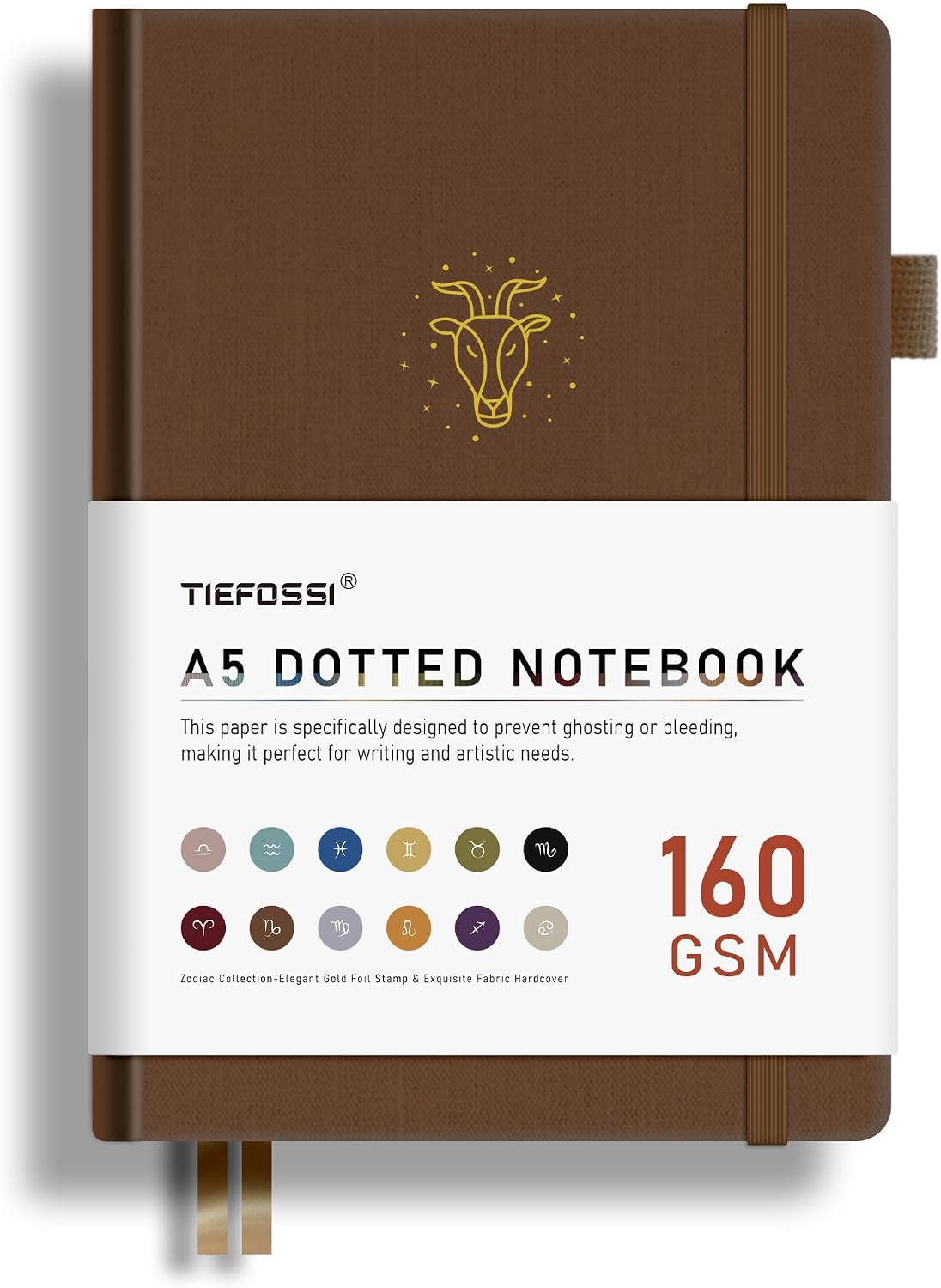 Bullet Dotted Journal, Constellations Dot Notebook, with 256 Numbered Dot Grid Pages, 160gsm Bleed Proof Thick Paper, For Women Men