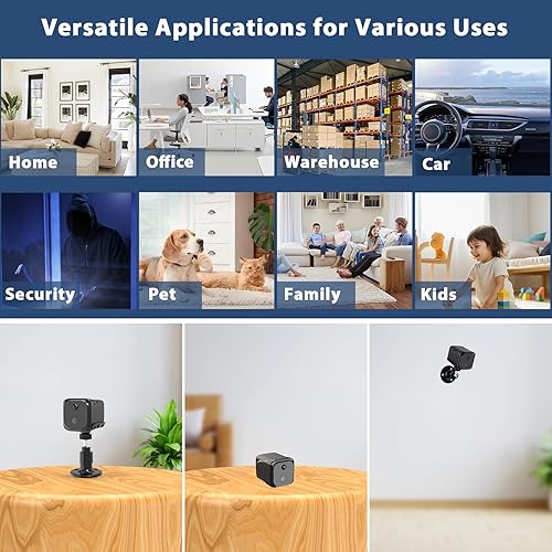 Miniatura 9 de Cámara de seguridad sin WiFi, cámara de seguridad celular para interiores, cámara de vigilancia 4G LTE para el hogar, no es compatible con WiFi,