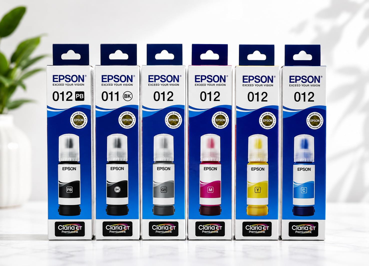 Gungun 011 & 012 OG Refill Ink Compatible for Epsan L8180 / L8160 Printer Ink Code (70 ml x C/M/Y/BK/PB/GY) Ink Bottle (011/012 Ink Set (6 Color))-image-10