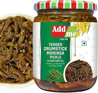 Add Me Homemade Tender Drumstick Moringa Pickle in Mustard Oil 500g sehjan ka achar 500gm Glass Pack