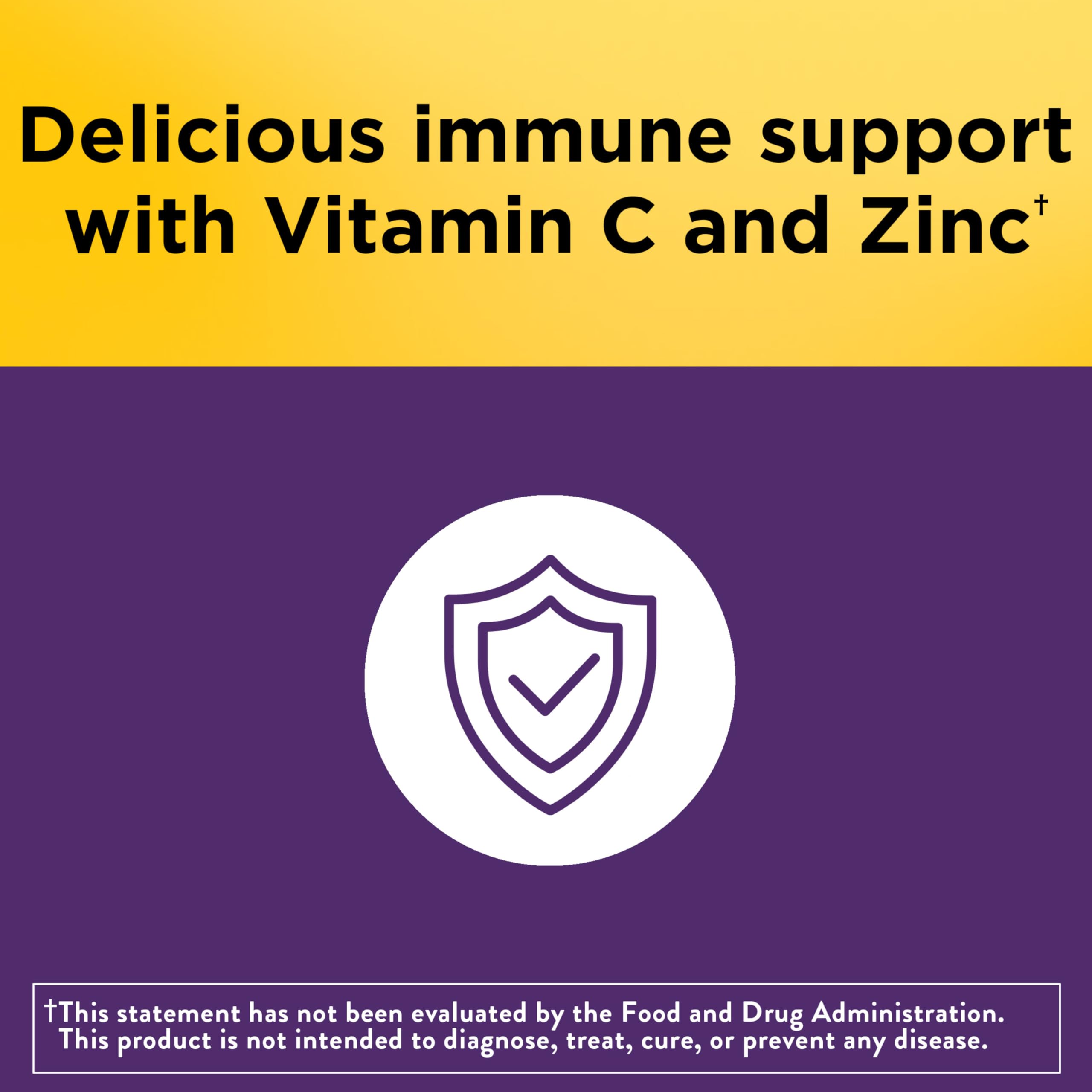 Nature Made Elderberry Gummies with Vitamin C & Zinc, 100 Gummies — Amazon image 3