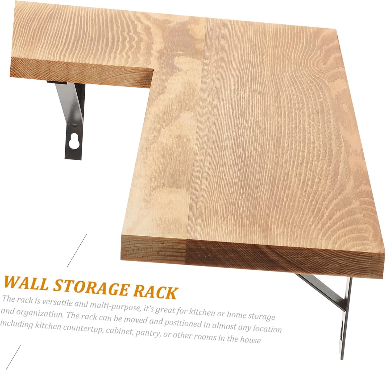 Triangle Wooden Corner -Saving Storage Rack for Kitchen Bathroom Bedroom Living Room Versatile Floating Organizer for Plants Books and Decor