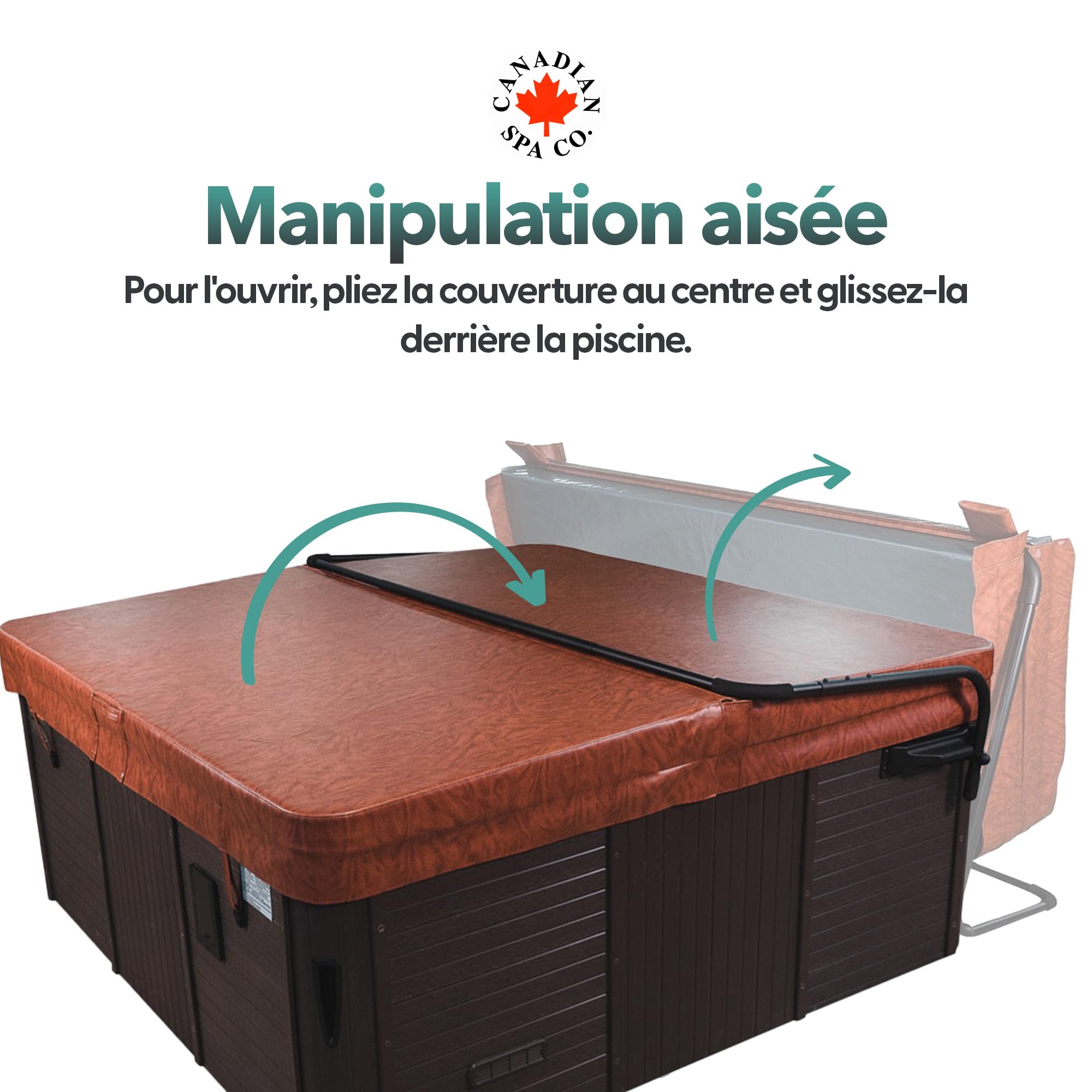 CANADIAN SPA CO. Top Mount Cover Lifter Lève-Couverture pour Hot Tub