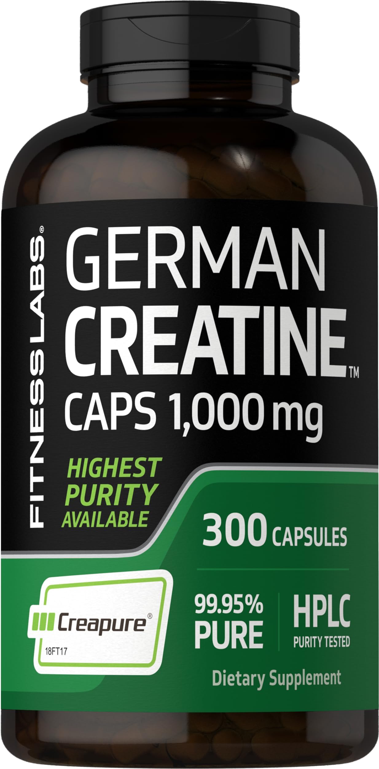 Creapure German Creatine 1000 Mg, 300 Capsules (94-120)