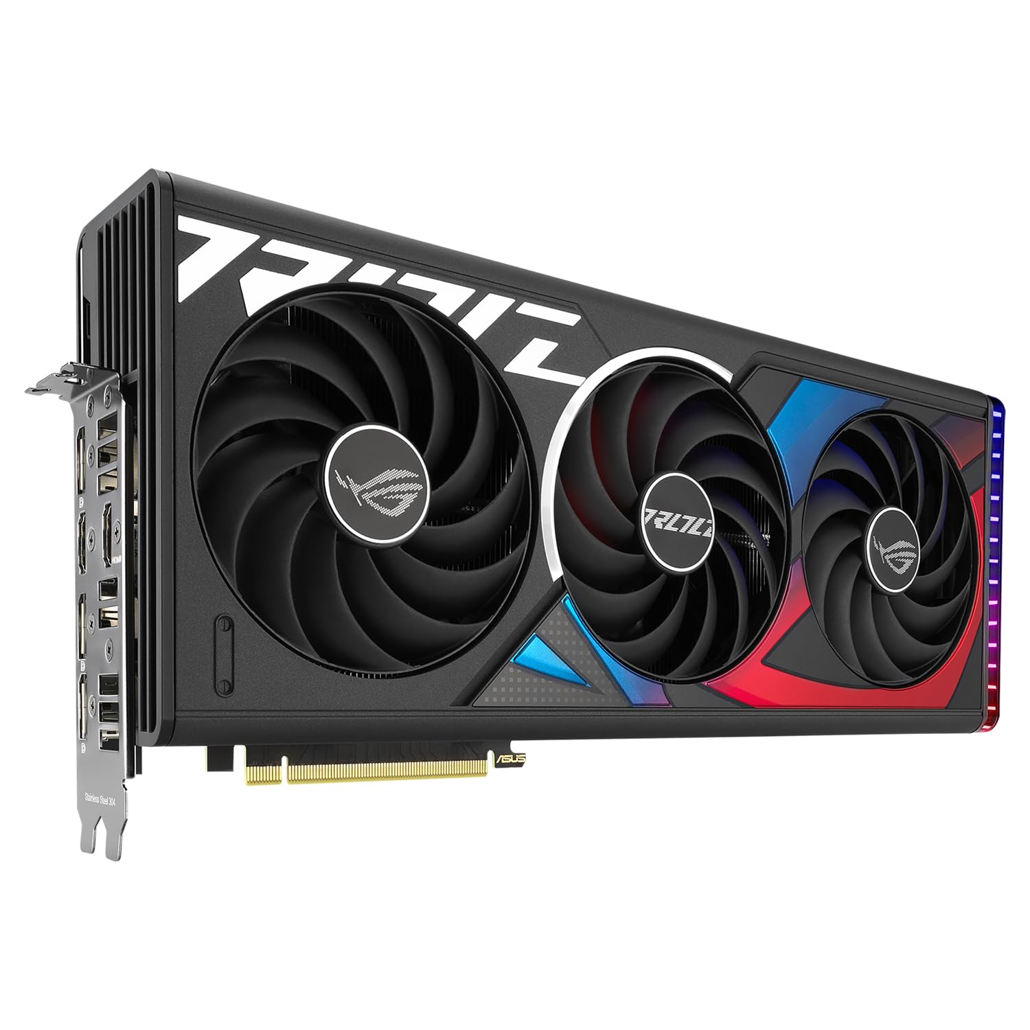 ASUS ROG Strix GeForce RTX 4070 Ti Super OC Edition - Tarjeta gráfica Gaming (PCIe 4.0, 16GB GDDR6X, DLSS 3, HDMI 2.1a, DisplayPort 1.4a, Placa Posterior ventilada, Sensor de Potencia, Aura Sync)