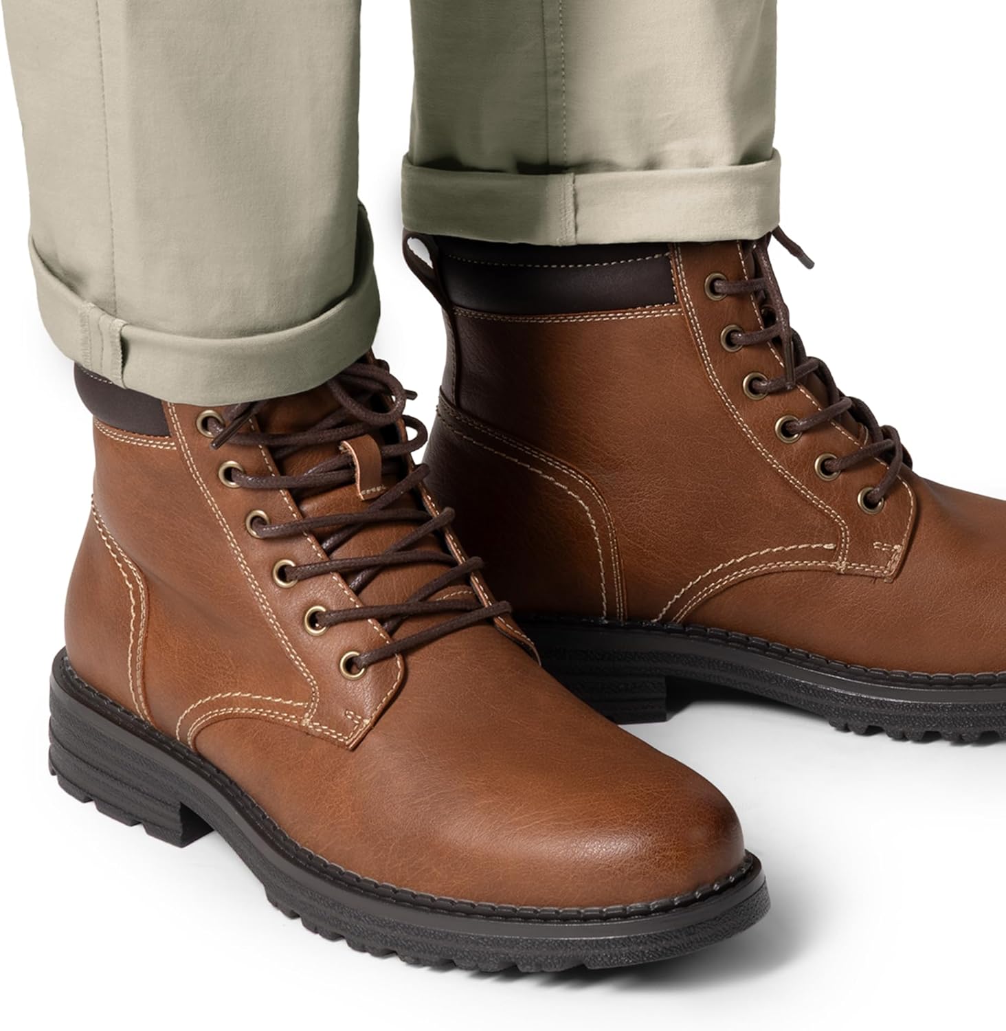 Bruno Marc Men's Dress Oxford Fashion and Comfort Ankle Lace Up Boots - Image 7