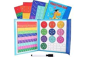 Magnetic Score Disk Demonstrator, 2024 Magnetic Fraction Educational Puzzle