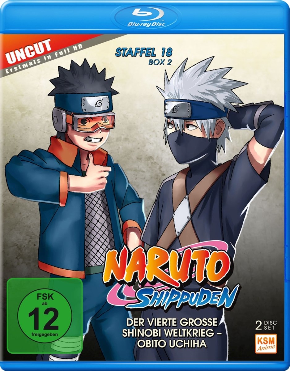 Naruto Shippuden - Der vierte große Shinobi Weltkrieg - Obito Uchiha/Uncut - Staffel 18.2: Folgen 603-613