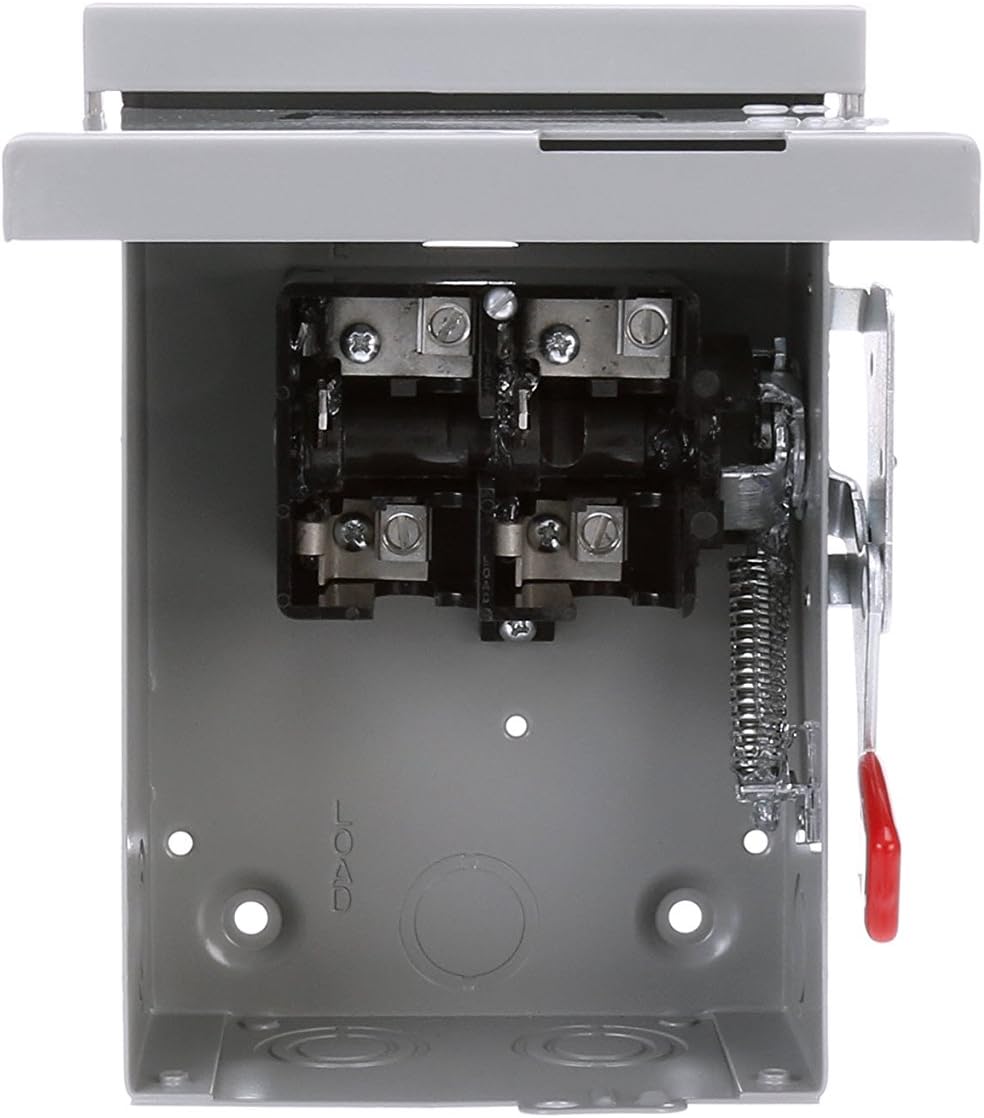 SIEMENS LNF222R 60 Amp, 2 Pole, 240-Volt, Non-Fused, Outdoor Rated
