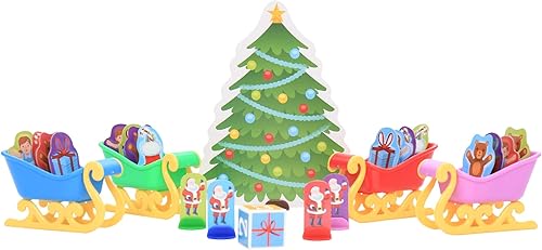 Miniatura 5 de Juego de mesa navideño The Santa Claus Game para niños fácil educativo regalo de navidad perfecto el juego puede no estar en español