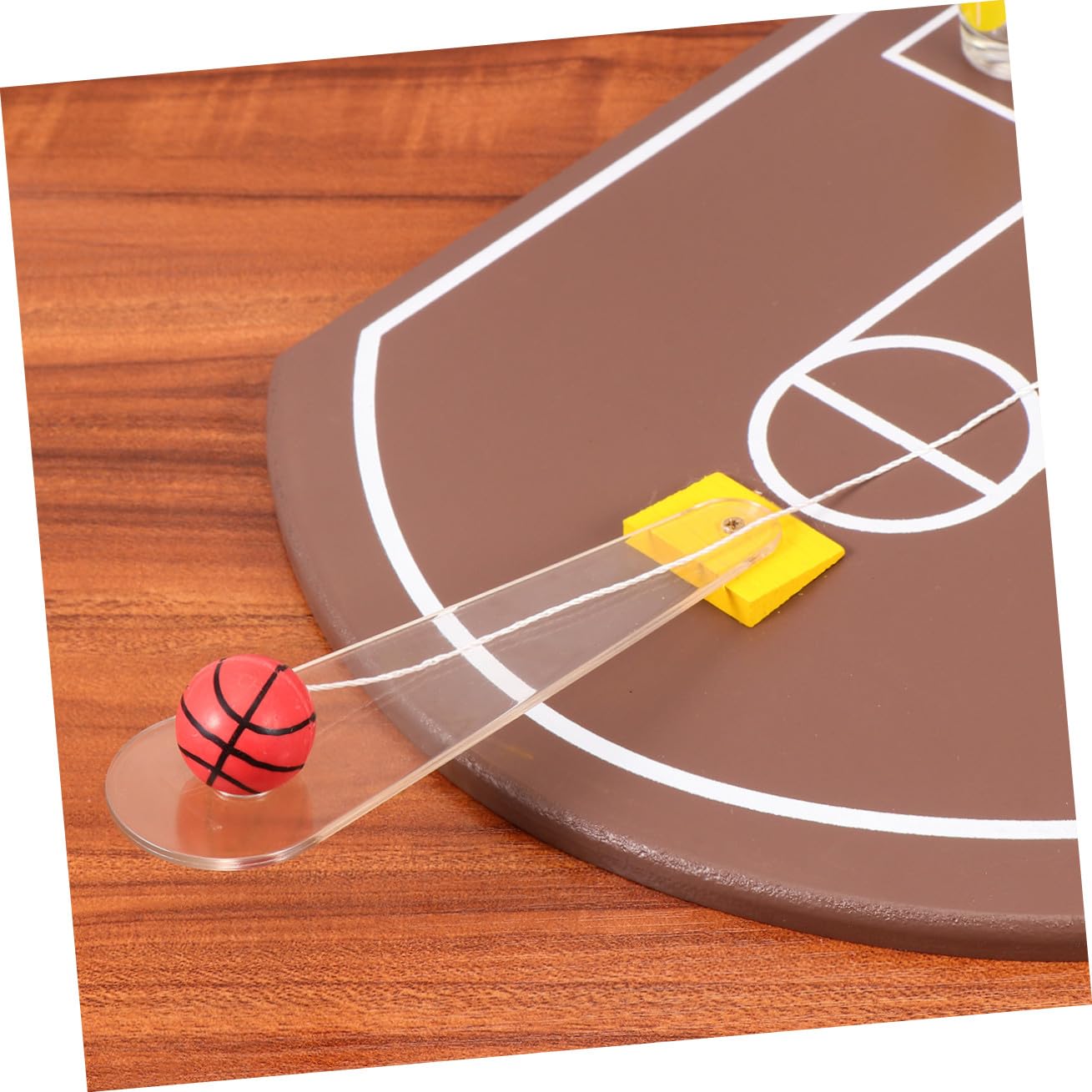 Hemobllo Gioco da Tavolo Basket da Bere in Acrilico Set Gioco Creativo Divertente per Intrattenimento Bar e Festa Facile da Giocare