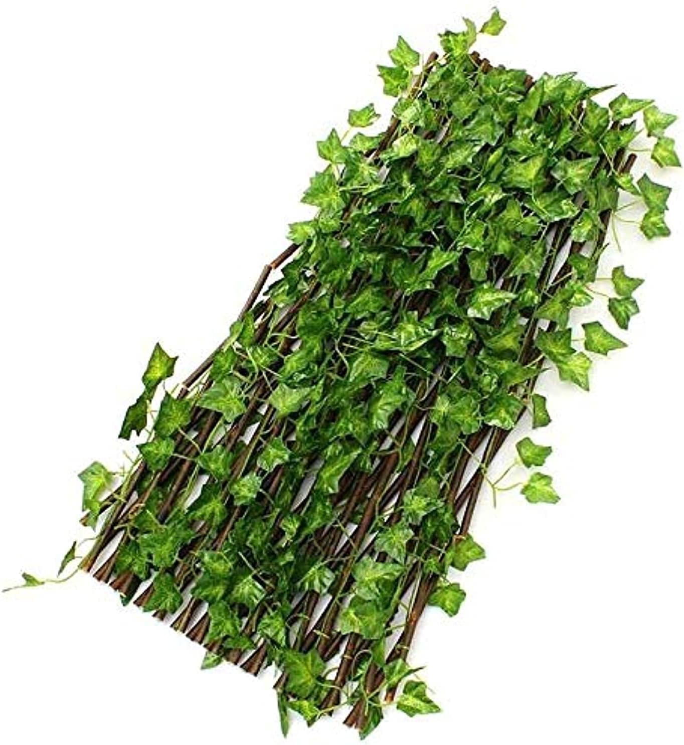 Bamboo garden fence with large size industrial vegetables