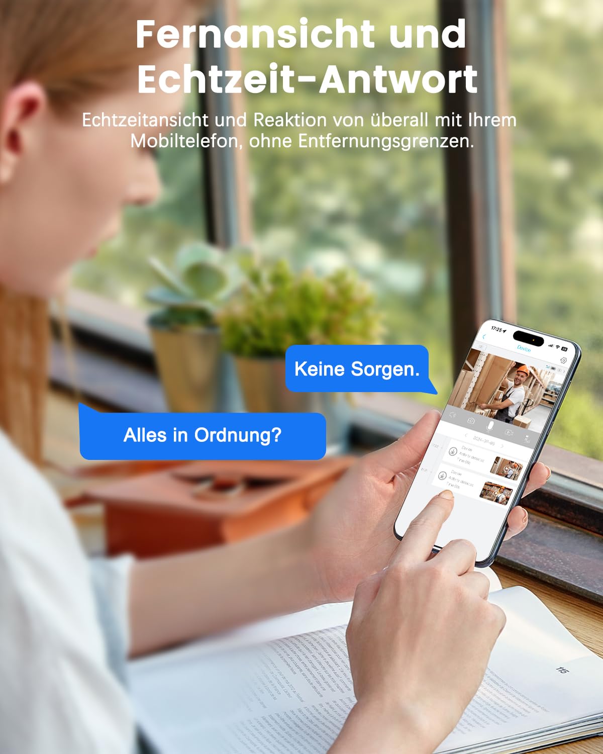 UCOCARE 4G LTE Überwachungskamera mit SIM Karte, Kamera ohne WLAN Kabellos | Überwachungskamera ohne WLAN mit Akku 5200mAh, Tragbar HD Mini Kamera, 160° Blickwinkel, HD Nachtsicht, AI Bewegungserkennung