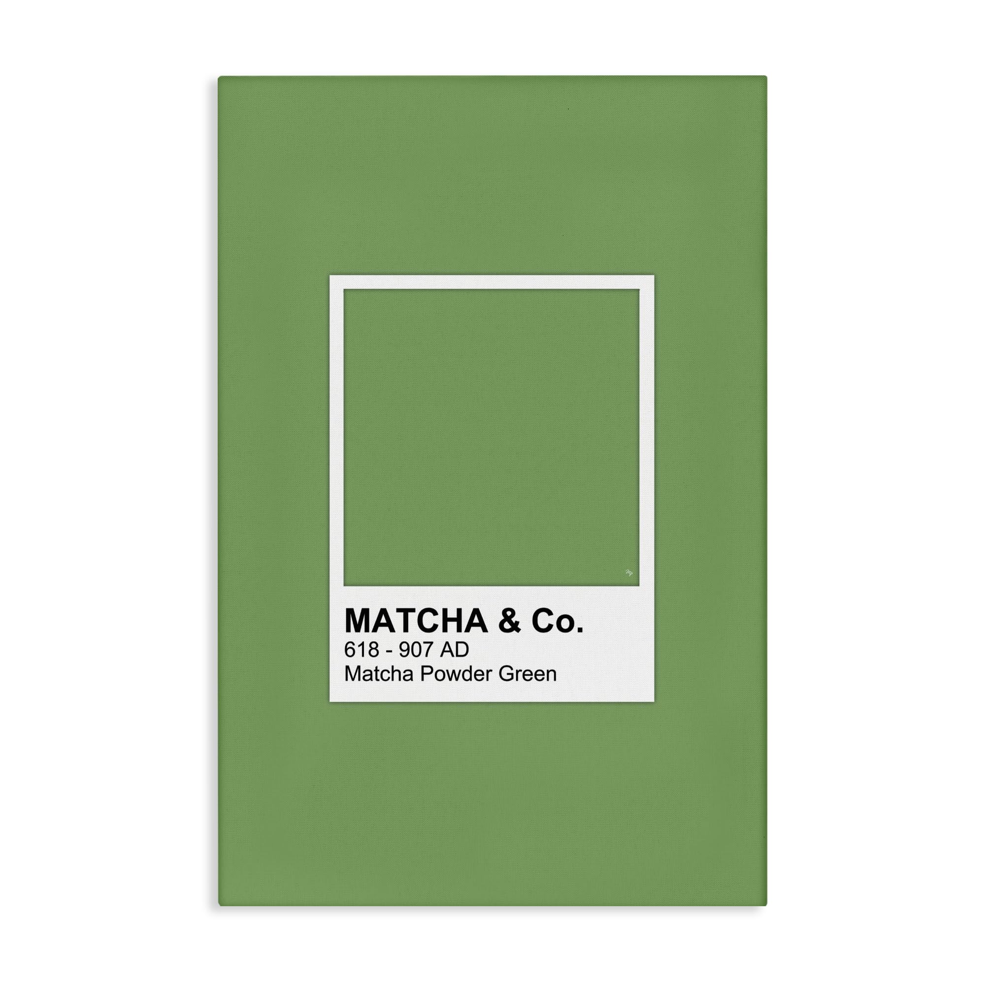 Stupell Industries Unframed 'Matcha Powder Green Shade'| Canvas Art