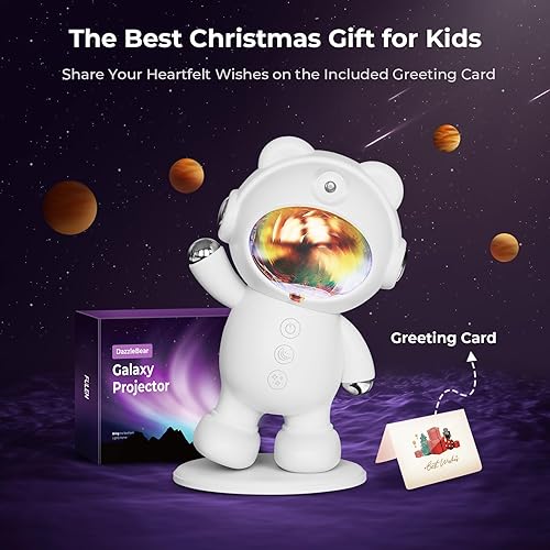 Miniatura 6 de FULEN Proyector de galaxia para dormitorio, proyector de estrellas, bonita luz nocturna para niños, luz de techo Aurora decoración estética,