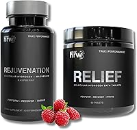 Vista 1 de DRINK HRW Rejuvenation - Tabletas de agua de hidrógeno molecular de frambuesa (frambuesa 60 unidades) + tabletas de baño de hidrógeno en alivio