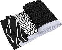 Nogeqi 2-Pack 70x5.7" Table Tennis Nets - Universal Nylon Ping Pong Net Replacement for 60-72" Tables, Indoor/Outdoor, Portable Black