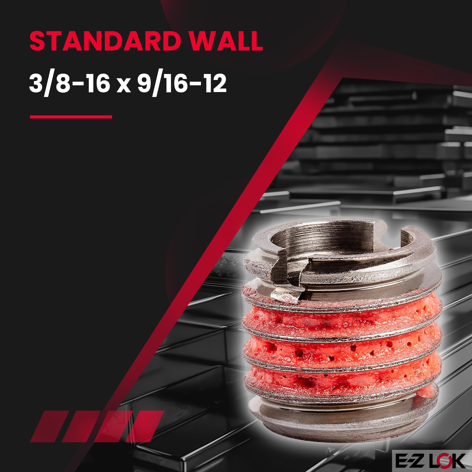 Snapklik.com : E-Z Lok Externally Threaded Insert, 303 Stainless Steel ...