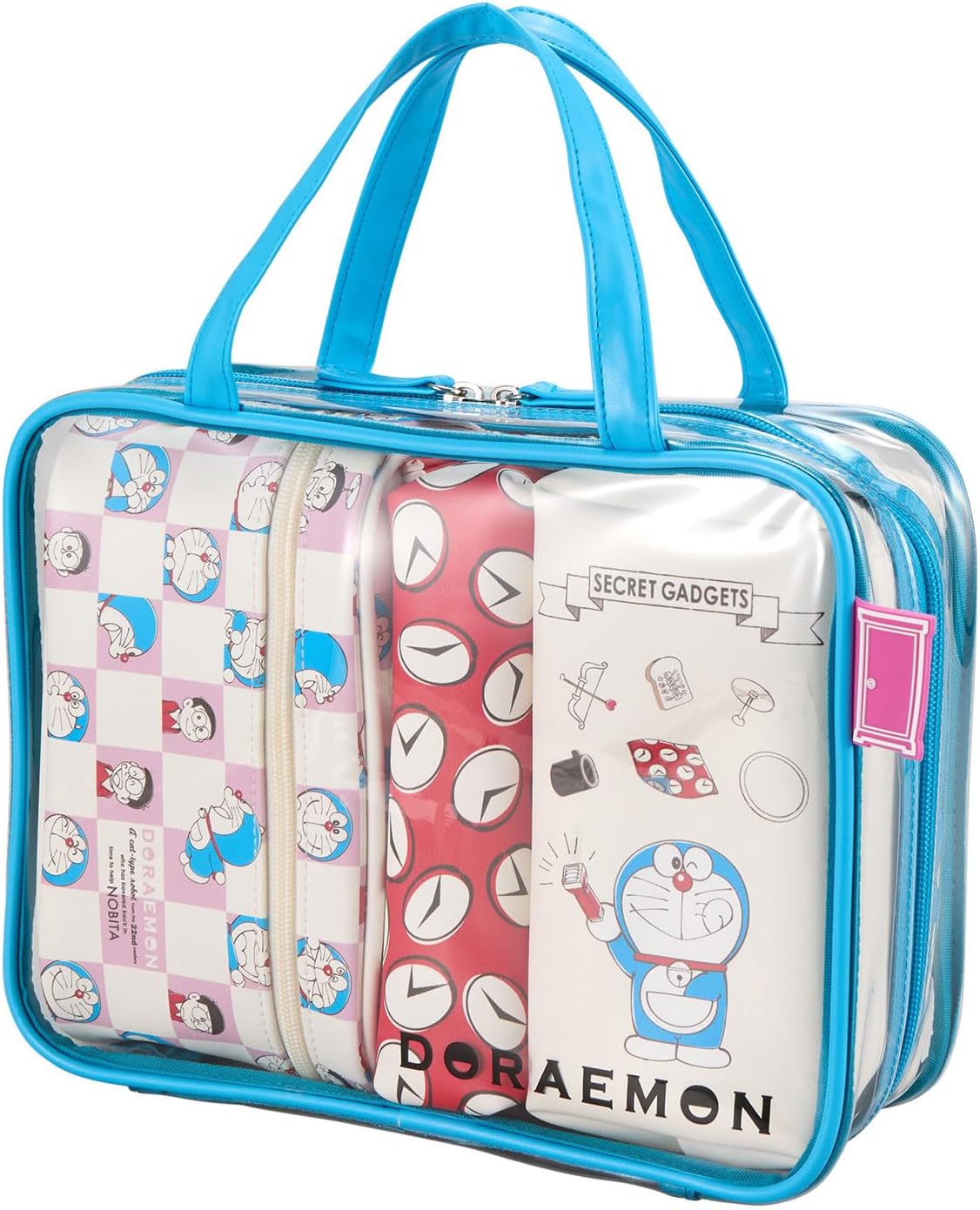 Shifle DR11 Travel Pouch Set, Clear Pouch, Travel Pouch, Doraemon DR11