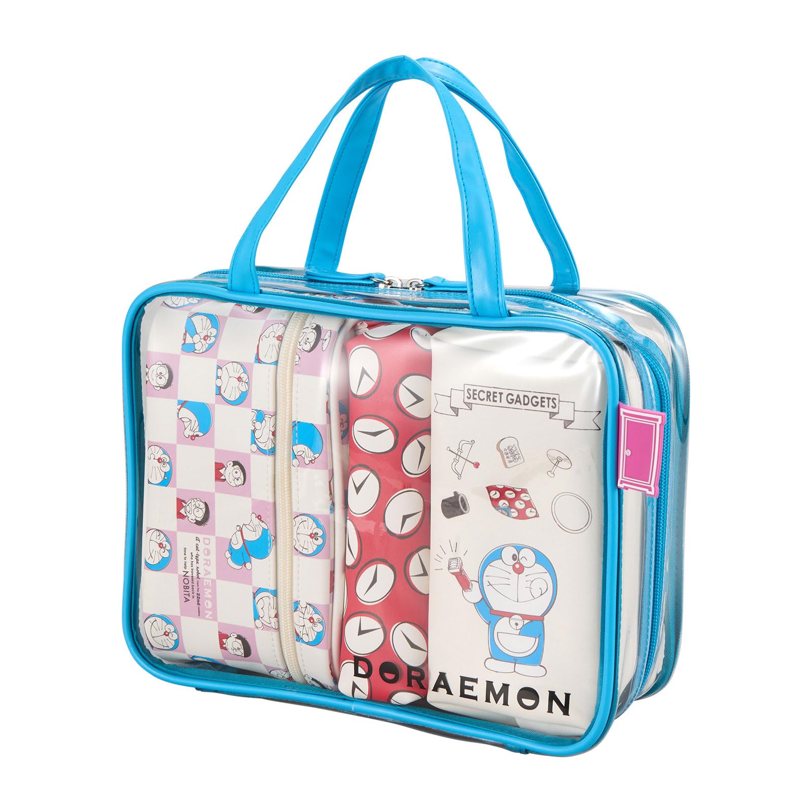 Amazon | トラベルポーチセット ドラえもん 7122 DR11.ライトブルー