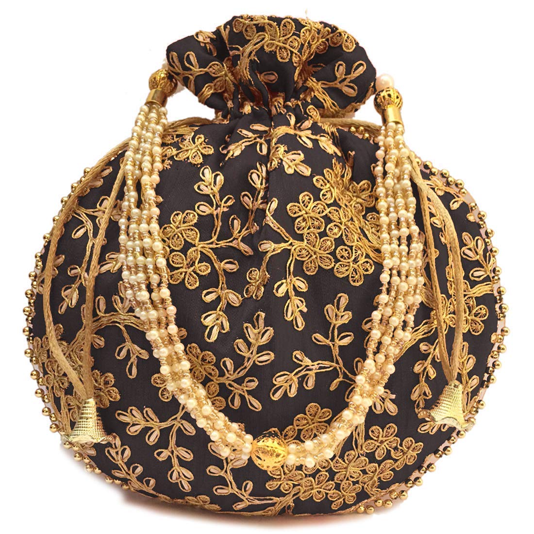 See full amazon price history chart for TI AMO Rajasthani Style Royal Clutch Silk Batwa Bag Wristlets Ethnic Potli for Womens Zari Work Potli Bridal Potli (Black) TI AMO Rajasthani Style Royal Clutch Silk Batwa Bag Wristlets Ethnic Potli for Womens Zari Work Potli Bridal Potli (Black) (B0BB2V96CV) Amazon Price History, Amazon Price Tracker
