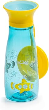 WOW CUP MINI 360 Sippy Cup, 12 oz / 350 ml (Aruba Blue)