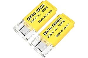 Super Speed USB 3.1 Mini Flash Drive Memory Stick Thumb Drive (2-Pack)