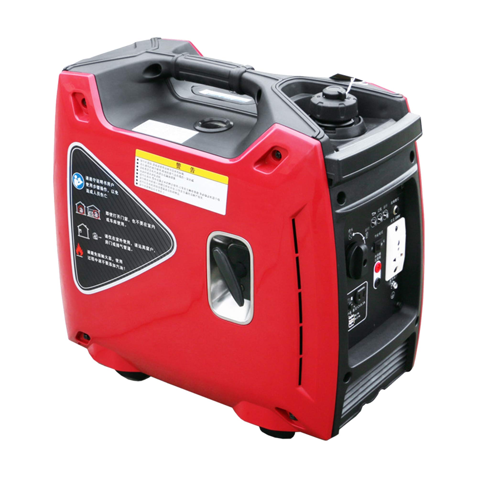 TGHY Generatore di Corrente Inverter Motore a Benzina da 2000watt 79cc a 4 Tempi Super Silenzioso e Leggero Alimentatore di Riserva Esterno