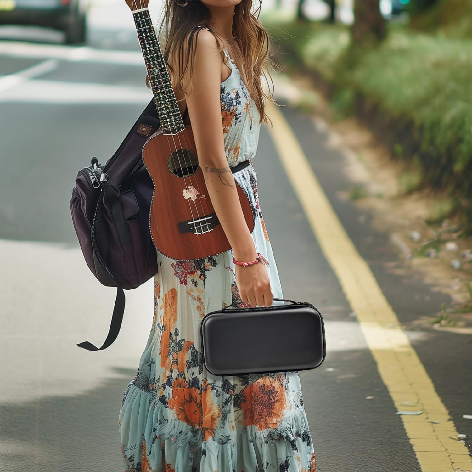 Wireless Microphone Case Compatible with JBL Wireless Two Microphone/for JBL Partybox, Handheld Dual Mic Travel Storage Bag for Receiver, Batteries and Other Accessories - Black (Box Only) - Image 7