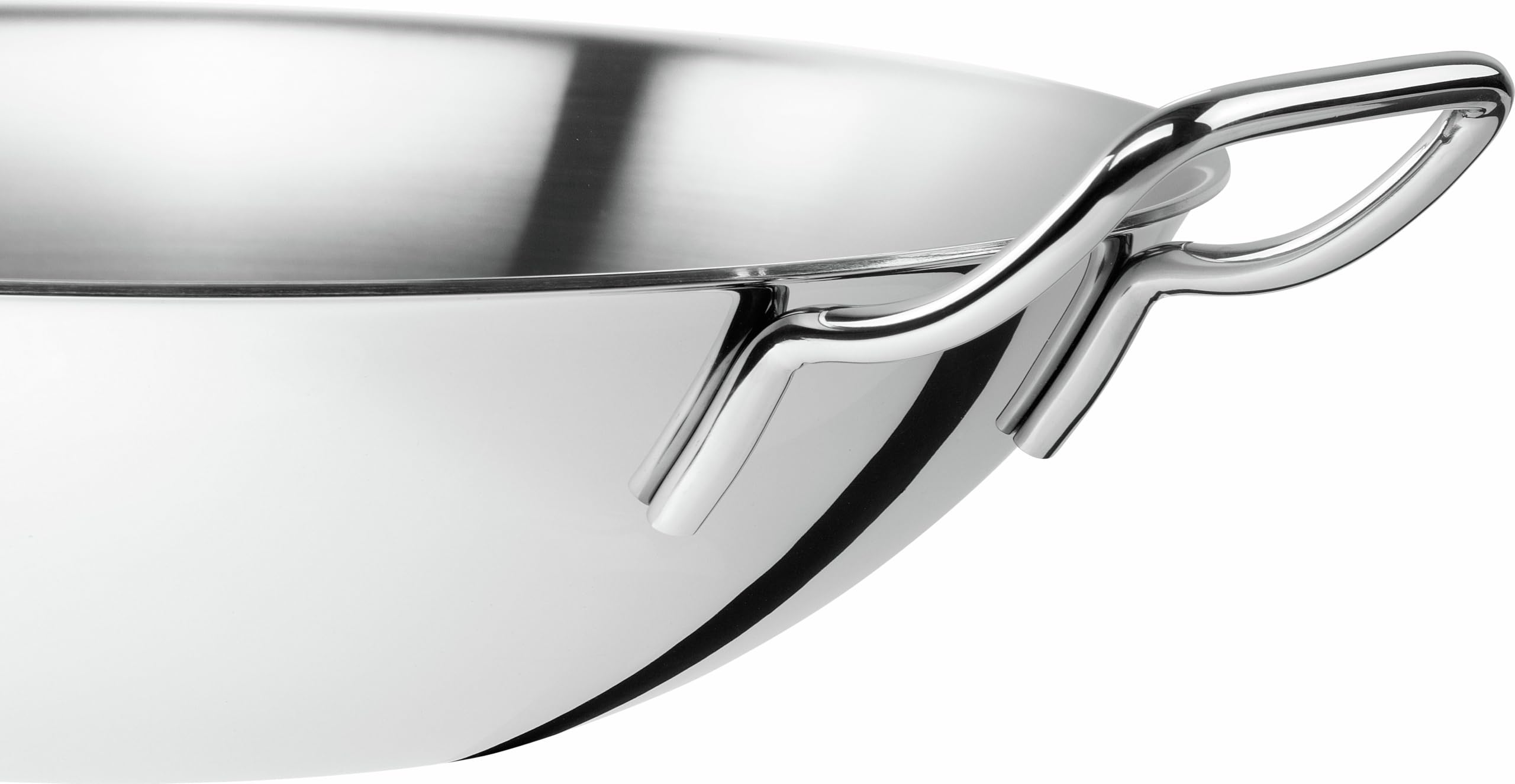 ZWILLING Plus Wokpfanne, 32 cm, Edelstahl, mit Glasdeckel und Edelstahlgitter, Backofen und Induktionsgeeignet, Silber