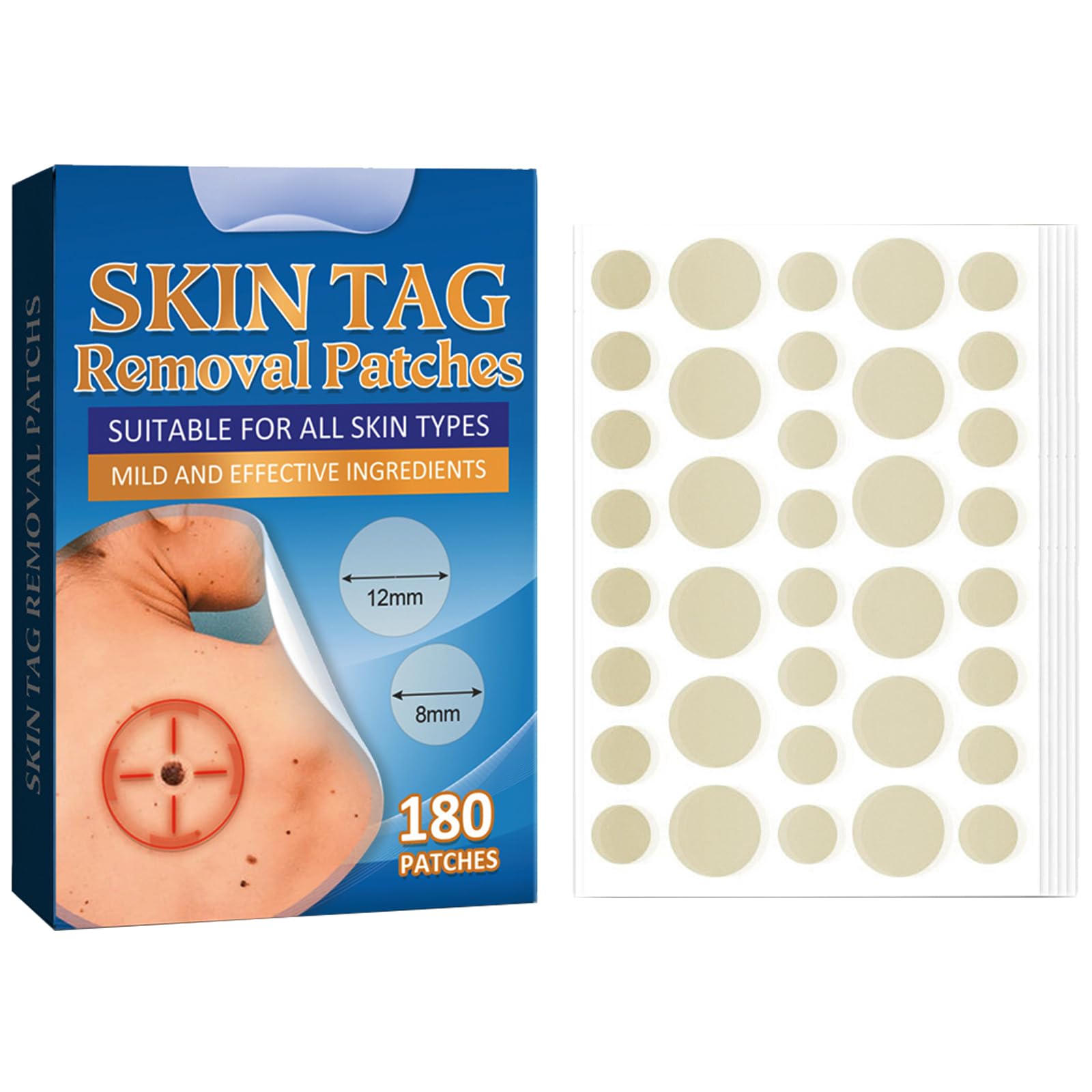 Anti Verrues,Traitement Verrues Plantaires,Patches Contre l’Acné,Wart Remover,Patch Anti Acrochordons,Détartrant Les Verrues Pour Les Mains et Les Pieds,180PC