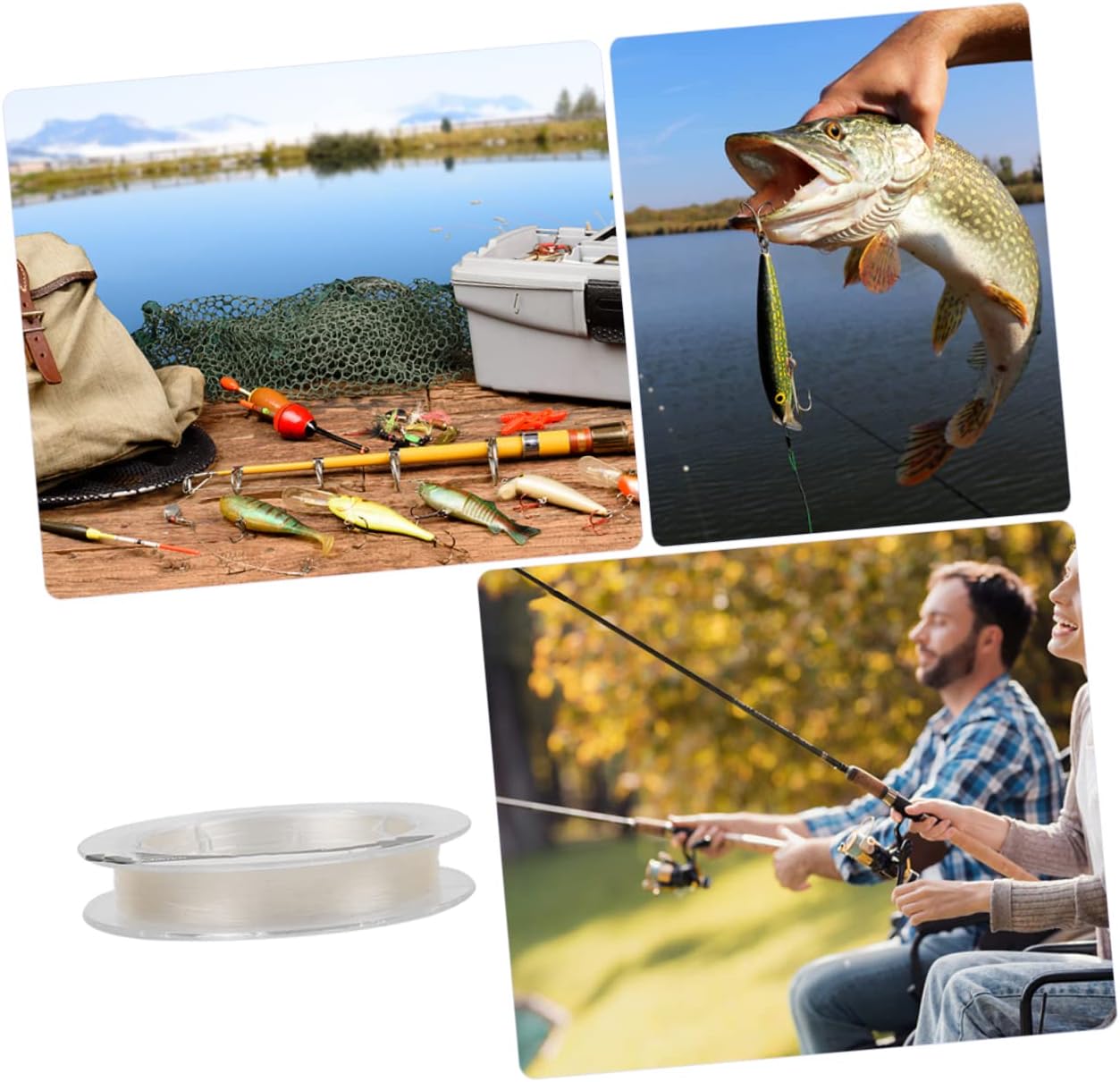 Yardwe 1roll Carbon Fiber Angling Line High-Performance Fishing Wire for and Freshwater for Anglers and Fishing Enthusiasts