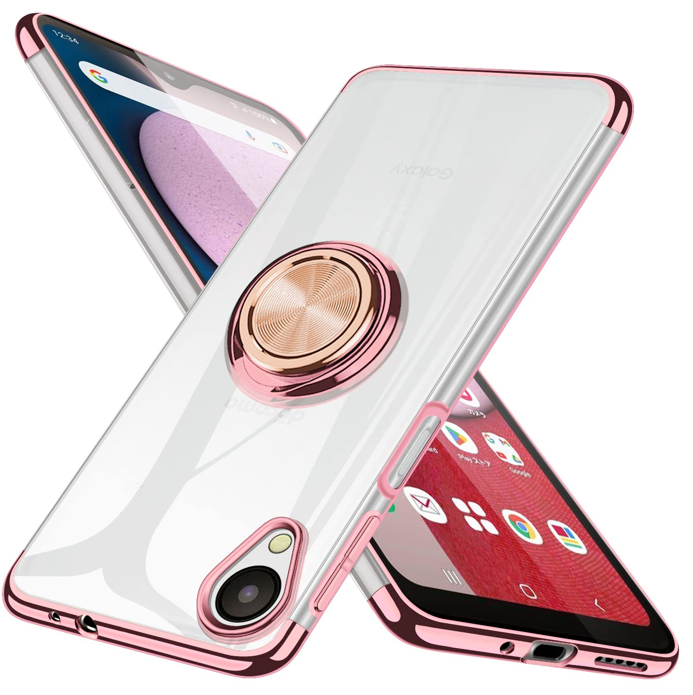 Amazon.co.jp: Galaxy A23 5G ケース リング 透明 SC-56C SCG18