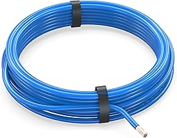 AUPROTEC 5m Fahrzeugleitung 0,75 mm² FLRY-B Auto Kabel als Ring Farbe blau