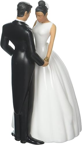 Jamie Lynn Ty Wilson Cake - Figura decorativa 5 12 pulgadas de altura diseño de pareja hispana