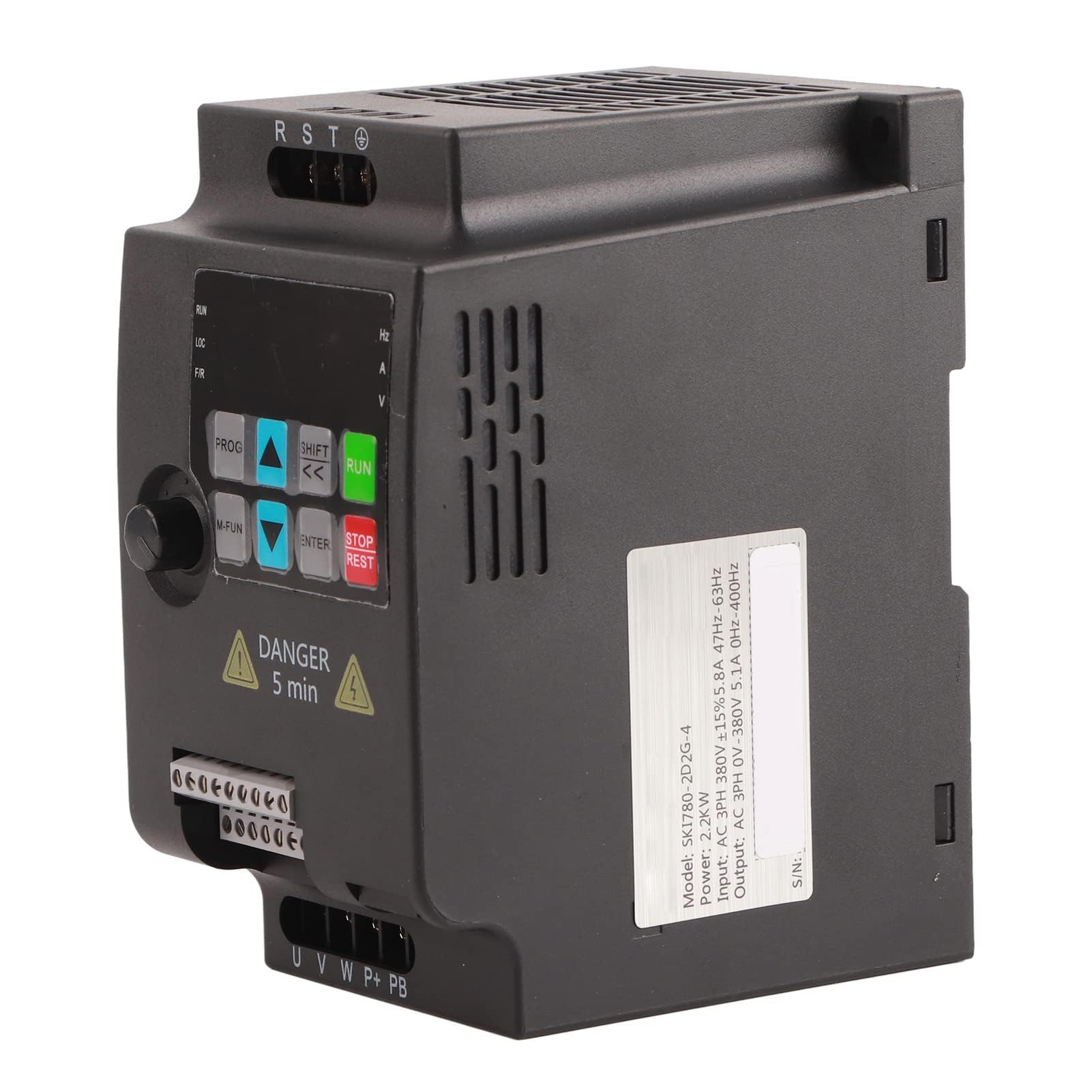 380 V 2.2kw Mini VFD Frequenzumrichter 3 phasen-Wechselstrom Wechselrichter für 3 phasen Drehstrommotoren SKI780