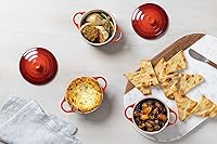 Vista 7 de Le Creuset Mini Cocotte redonda de gres, 237 ml, ostra