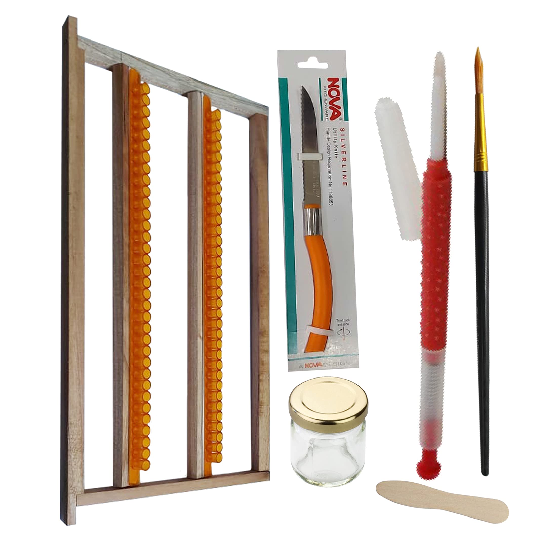 Royal Jelly Frame -1pc with Grafting Needle-1pc & Other Accessories (B097MMYXXK) Amazon Price History, Amazon Price Tracker