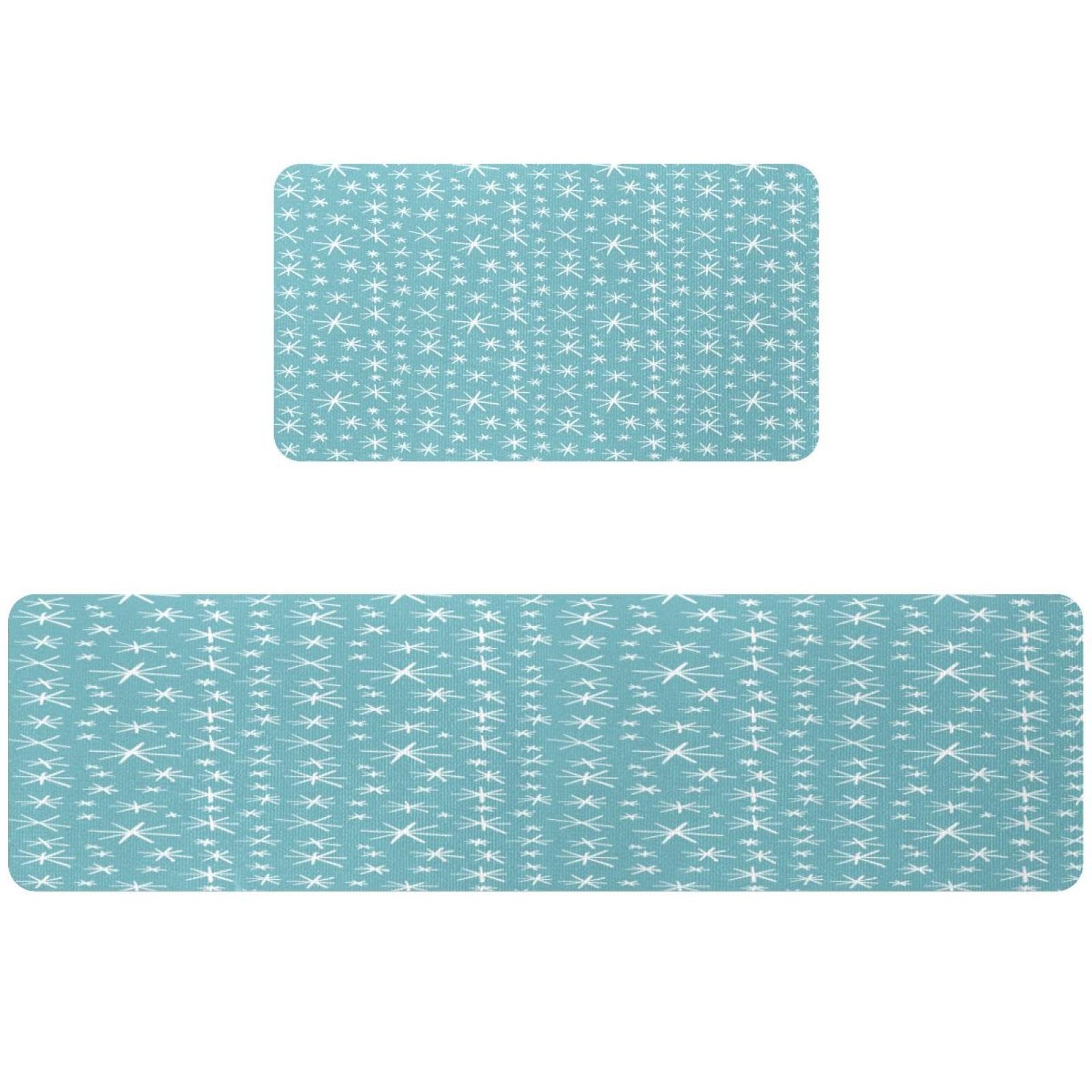 Alfombrillas de cocina antideslizantes VAPOKF con alfombra de cocina absorbente lavable 2 piezas