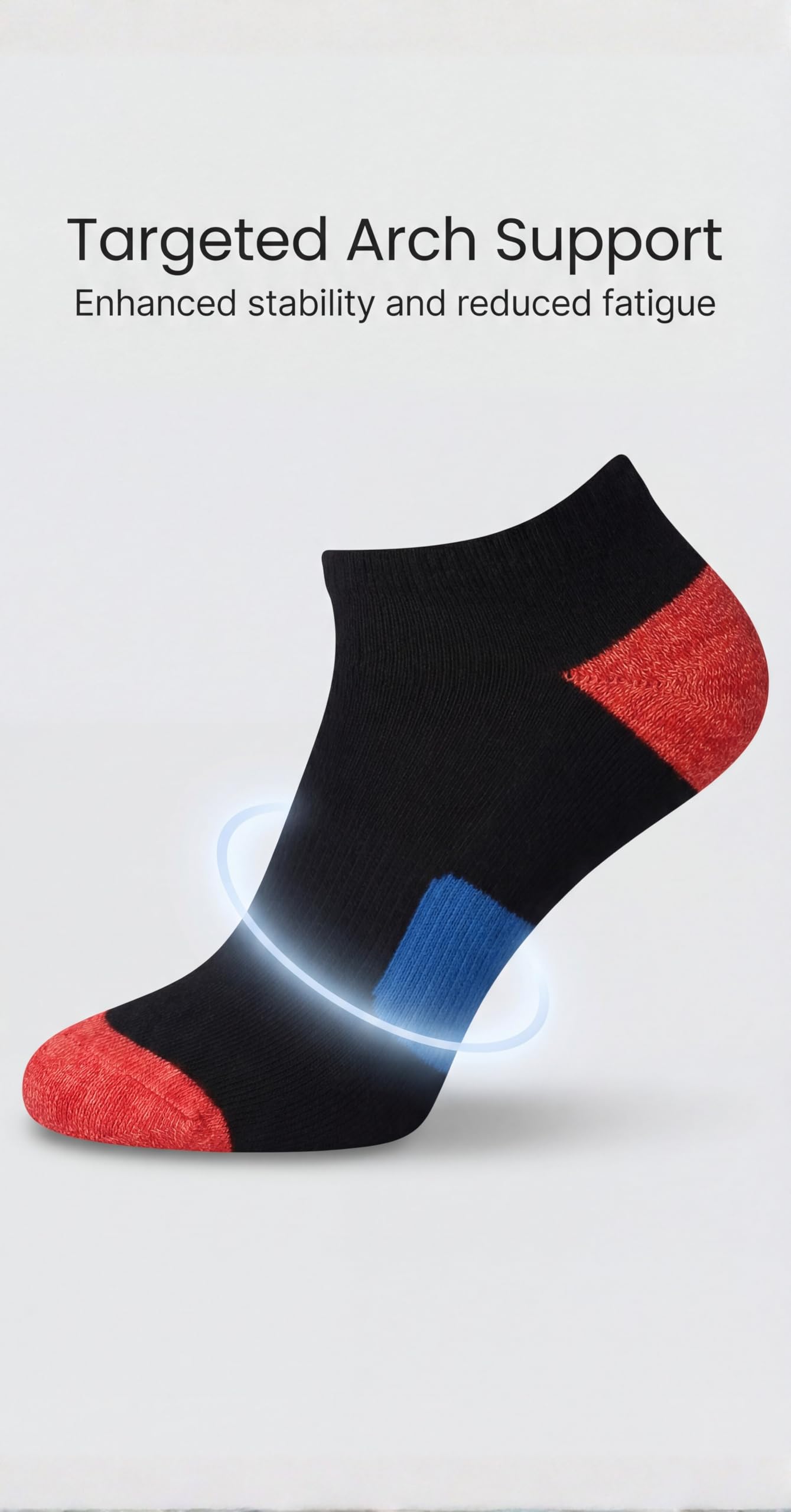 Tipi Toe Calcetines deportivos de corte bajo para mujer