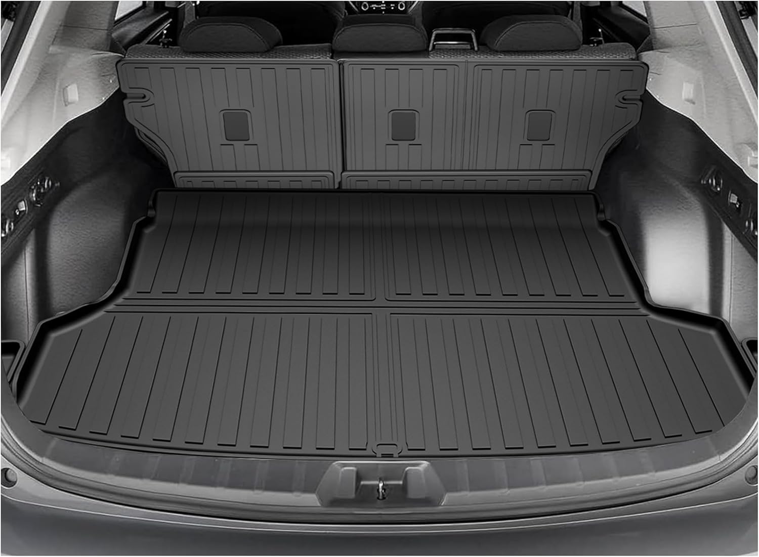 Car Floor Mats & Truck Bed Liner for Subaru Forester 2019-2024 Accessories,TPE All Weather Protection Floor Mats,Custom Fit 1st&2nd Row Cargo Liners Set(Bed Mat+Tailgate Mat+Floor Mat)