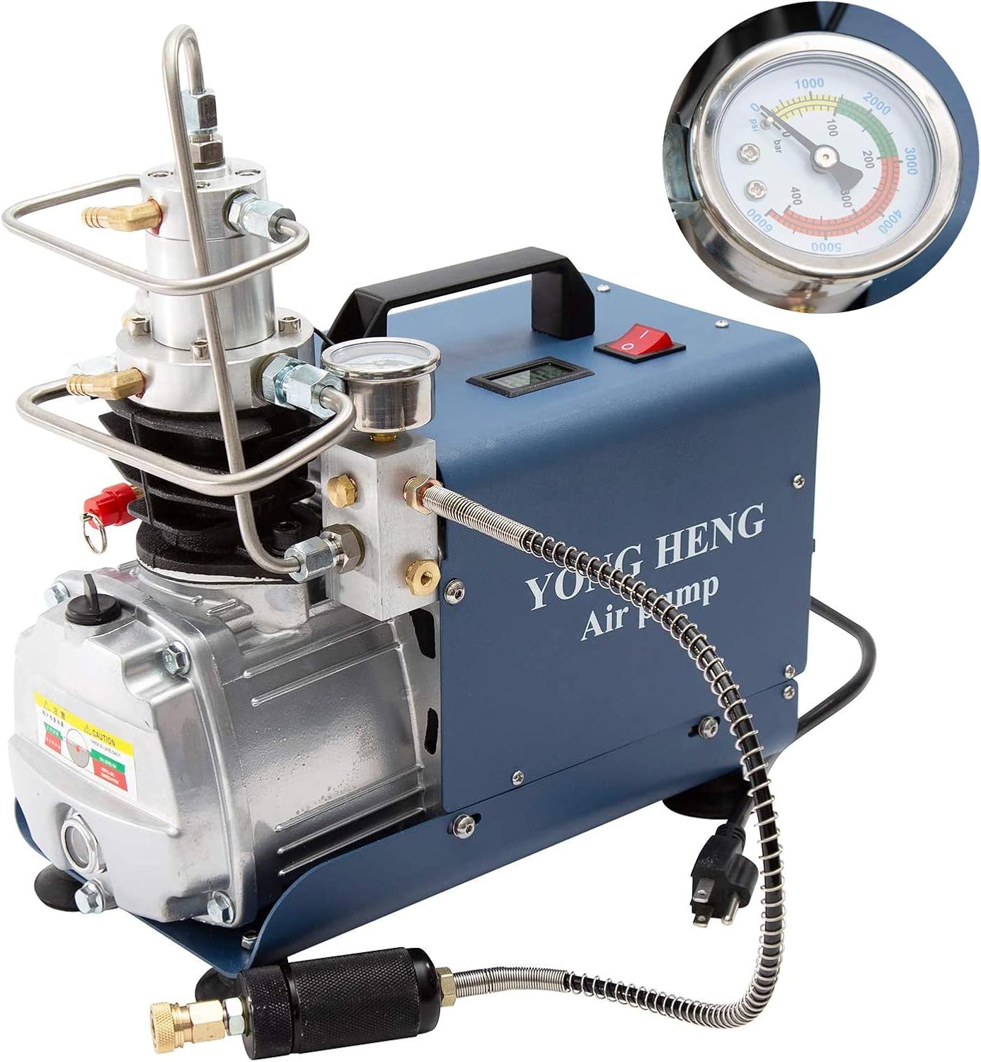 110V Update 1 High Pressure 30Mpa Electric Compressor Pump PCP