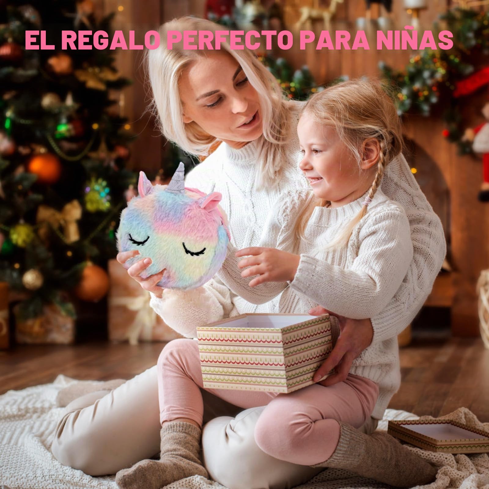 Maquillaje para Niñas, Anpro Kit de Maquillaje Niñas, Juego de Maquillaje para Niños Maquillaje Lavable y Seguro para Niñas, Juguete de Maquillajepara cumpleaños 3 4 5 6 7 8 9 10 Años