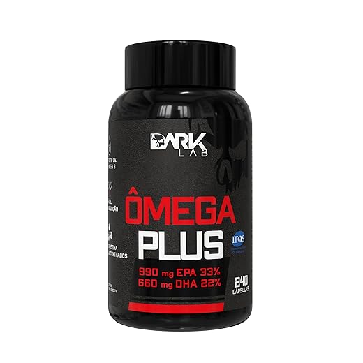 Suplemento Ômega Plus, Dark Lab, 240 Cápsulas