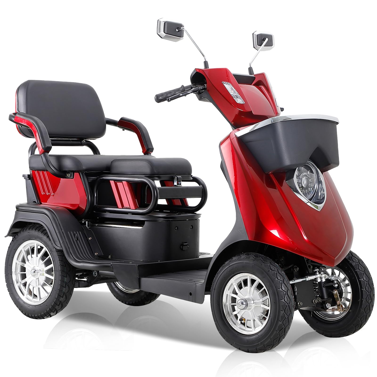 2 Seater Electric Scooter Mobility Scooter for Adults& Seniors 1000W
